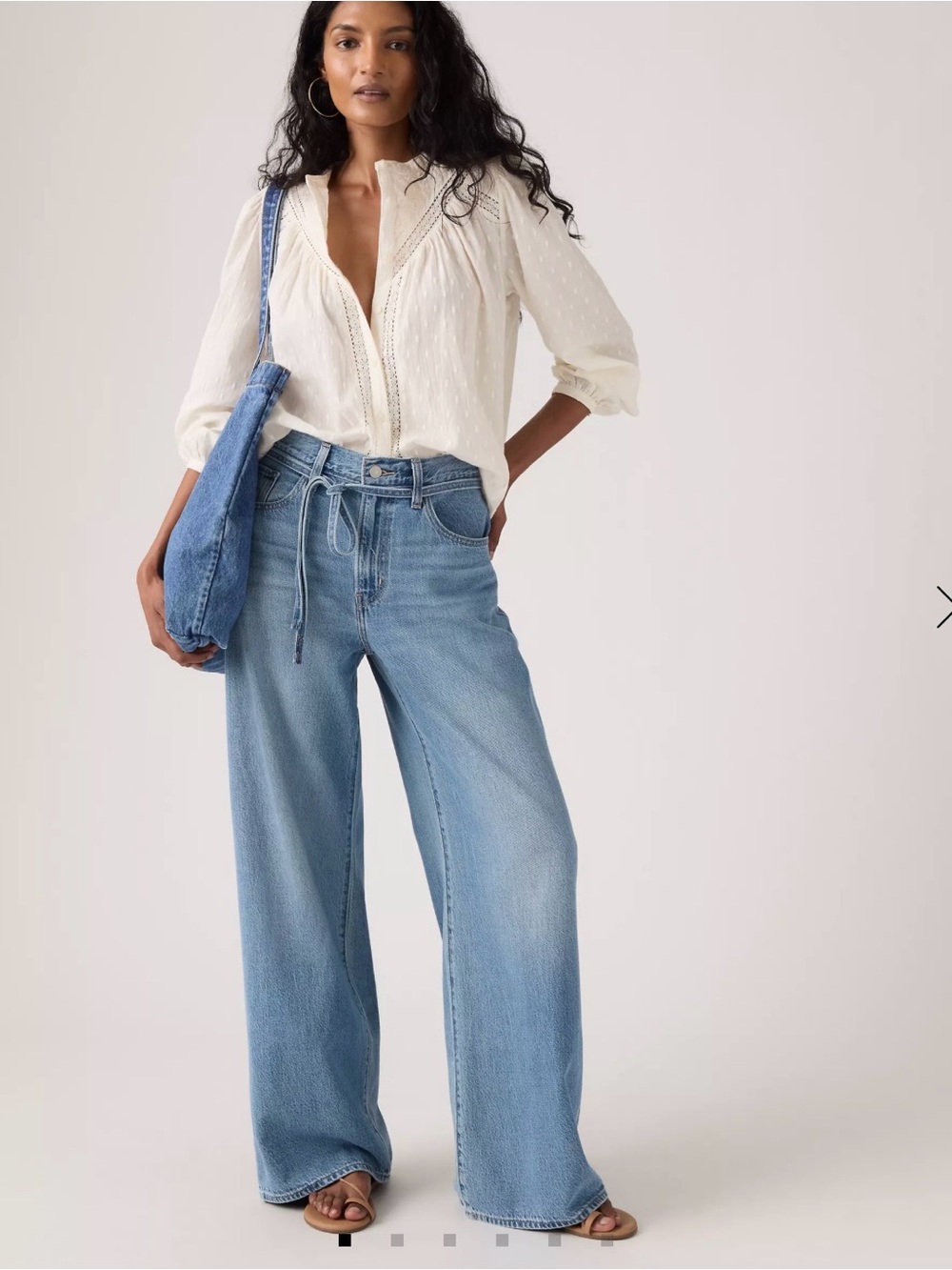 Levi’s XL Baggy Straight with matching belt